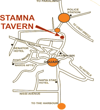 MAp for the Stamna Tavern
